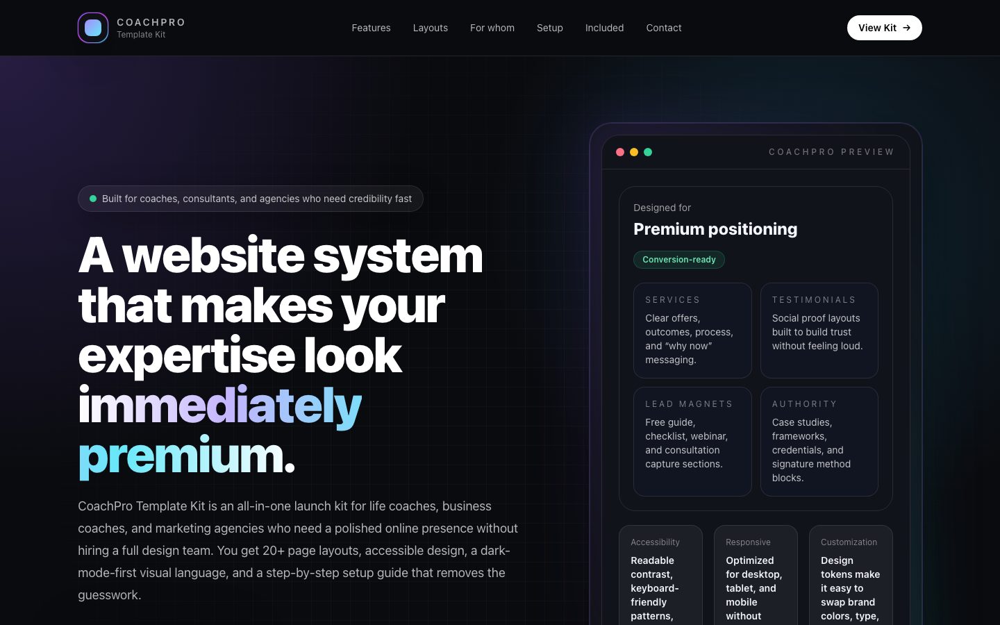 CoachPro preview