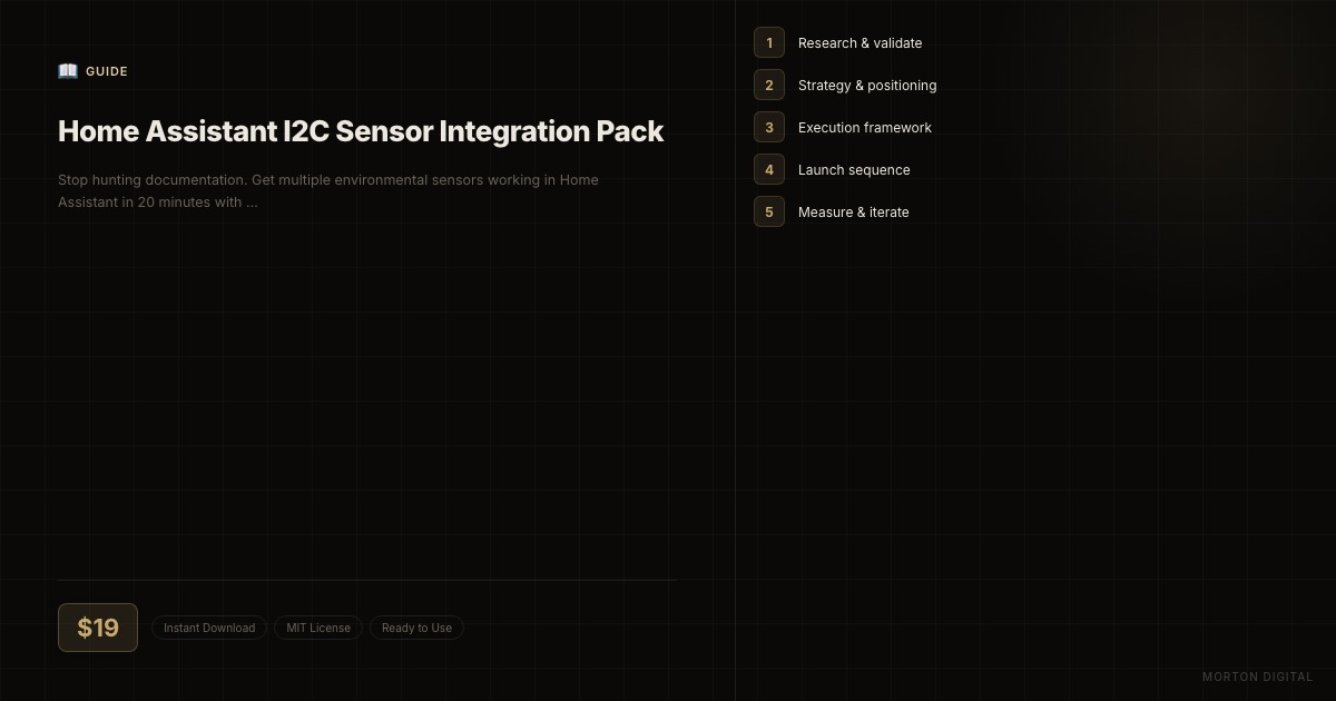 Home Assistant I2C Sensor Integration Pack preview