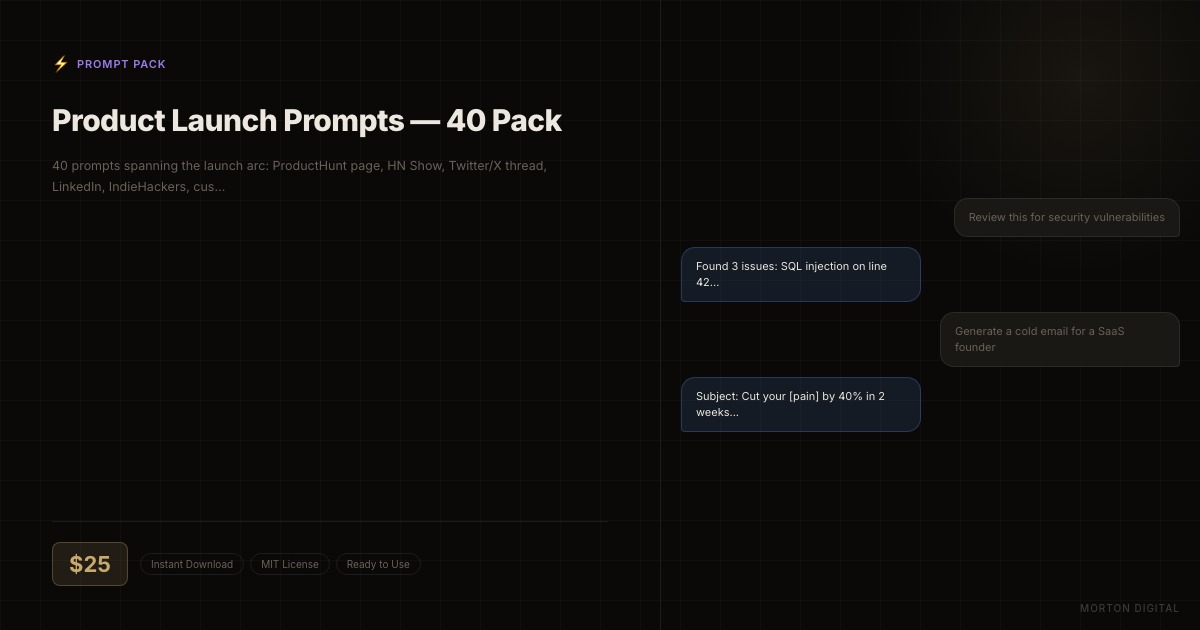 Product Launch Prompts preview