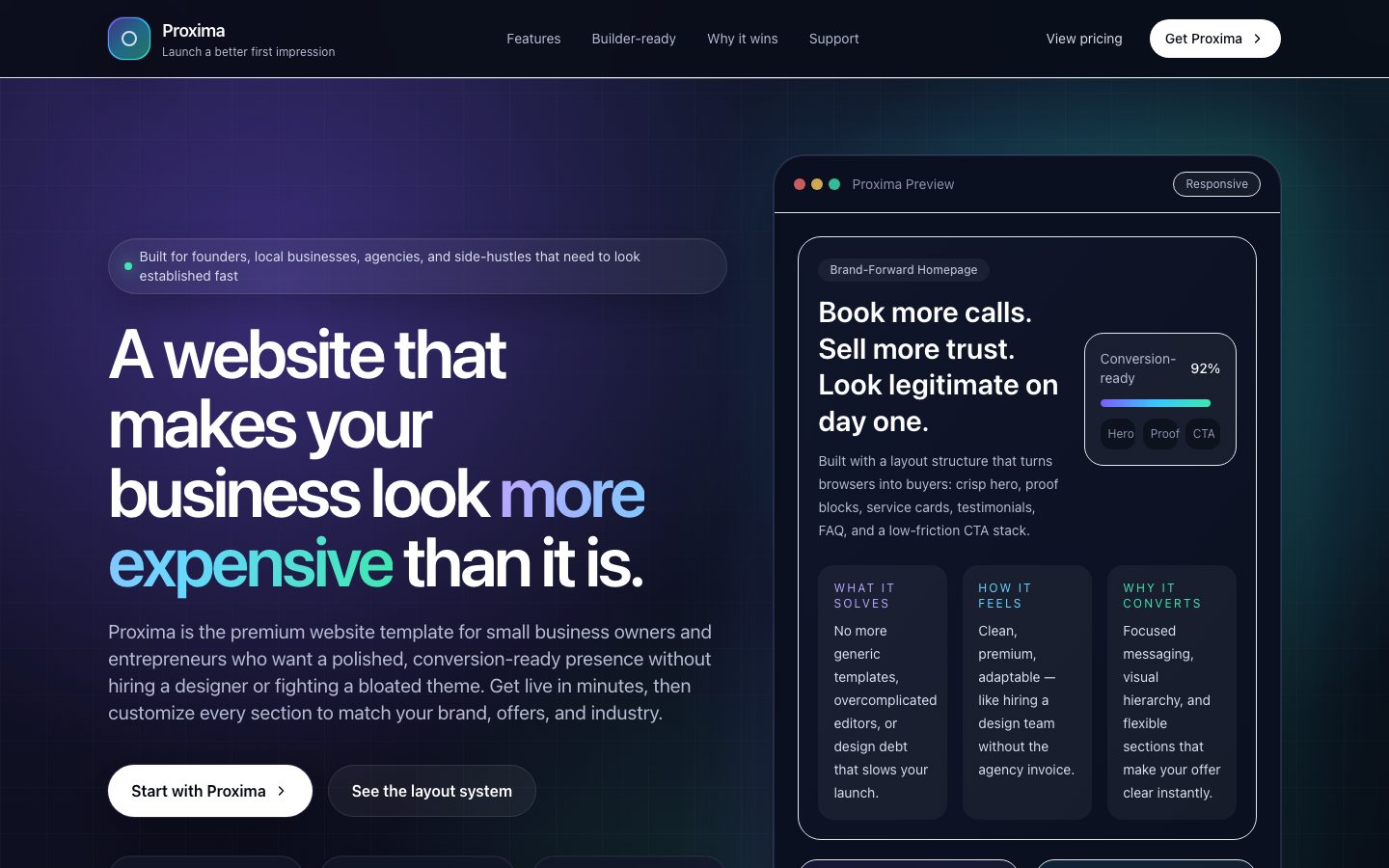 Proxima preview